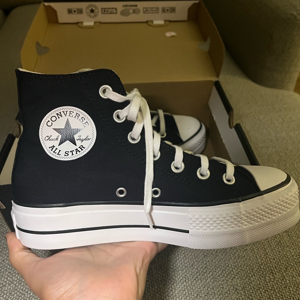 Platform Black Converse